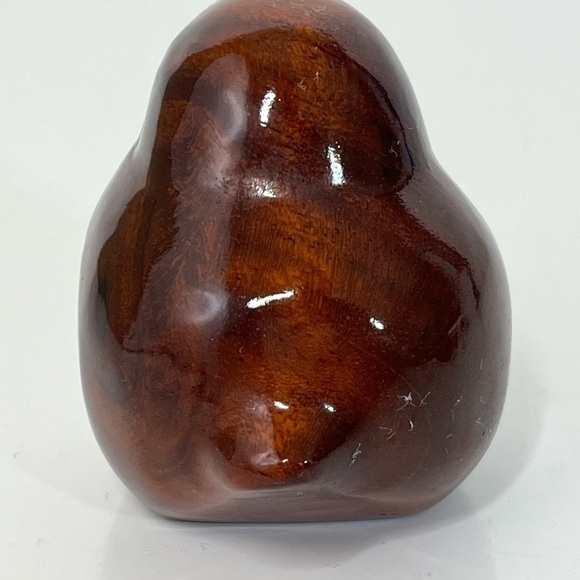 Genuine Barbados Mahogany Carved Bird Figurines Set of 2 - Picture 4 of 10